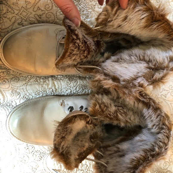 Timberland boots, fur lined, Woman’s Size 7.5 - Picture 7 of 12